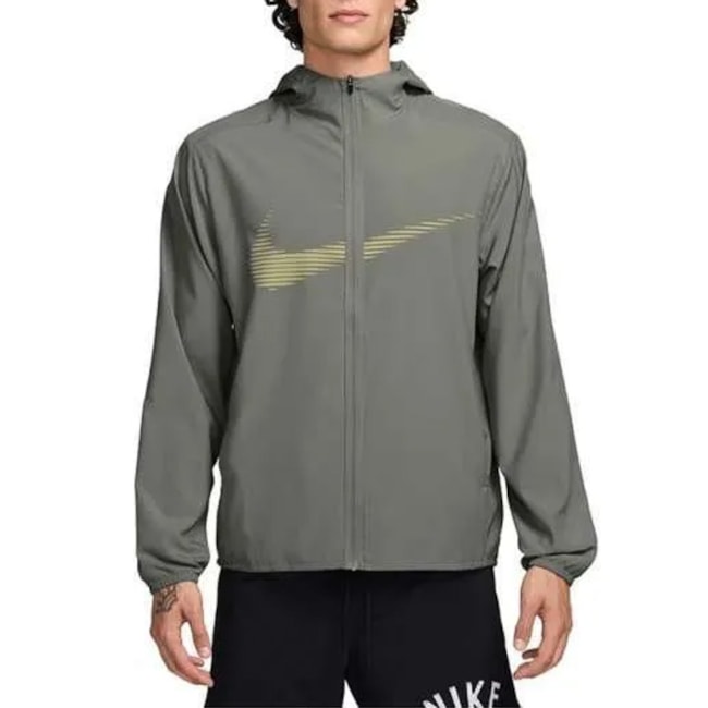 Jaqueta Quebravento Nike Feminino Grafite