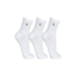 Kit Meia Cano Medio Lupo Unissex Branco
