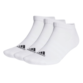 Kit Meia Esportiva Cano Curto Adidas Unissex Branco