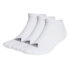 Kit Meia Esportiva Cano Curto Adidas Unissex Branco