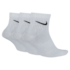 Kit Meia Esportiva Cano Curto Nike Unissex Branco