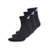 Kit Meia Esportiva Cano Médio Adidas Preto