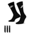 Kit Meia Esportiva Cano Medio Nike M 34 A 38 Preto