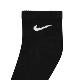 Kit Meia Esportiva Nike Everyday Plus Cushioned Unissex Preto