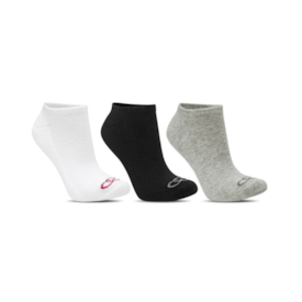 Kit Meia Esportivo Cano Curto Olympikus Unissex Branco