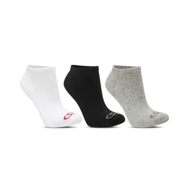 Kit Meia Esportivo Cano Curto Olympikus Unissex Branco