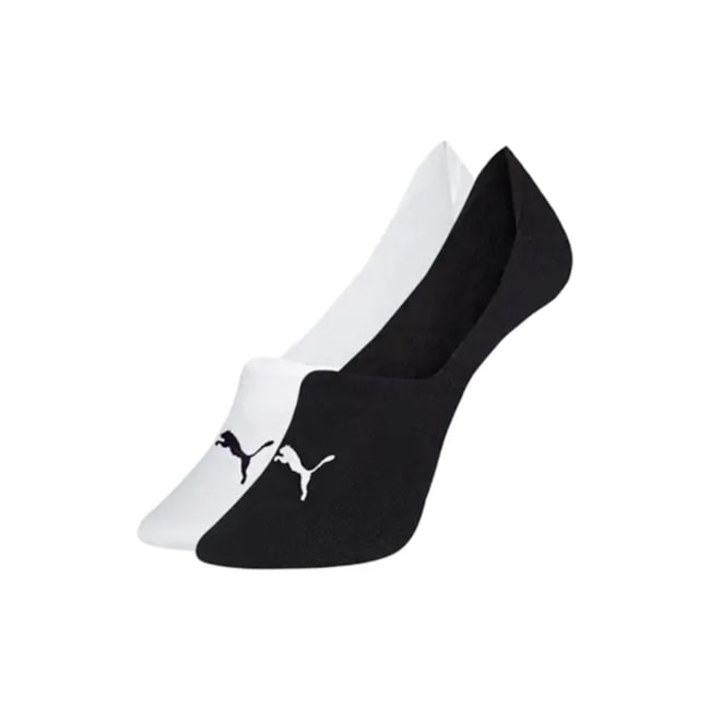 Kit Meia Invisivel Puma Branco