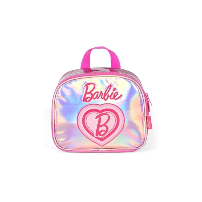 Lancheira Luxcel Barbie Infantil Feminina Pink