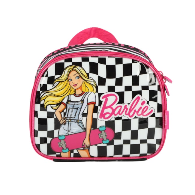 Lancheira Luxcel Barbie Infantil Preto