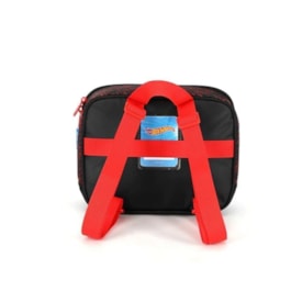 Lancheira Luxcel Hot Wheels Infantil Masculino Vermelho