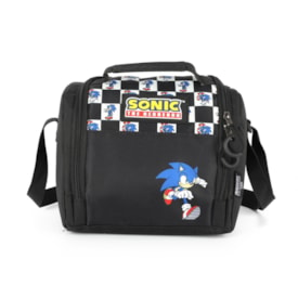 Lancheira Luxcel Sonic Infantil Preto