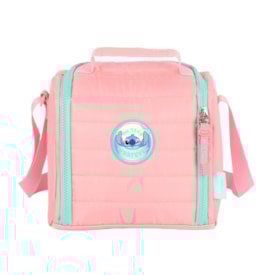 Lancheira Luxcel Stich Infantil Salmao