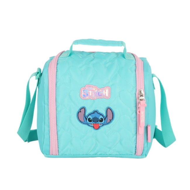 Lancheira Luxcel Stich Infantil Turquesa