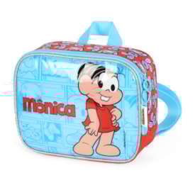 Lancheira Luxcel Turma Da Monica Infantil Azul