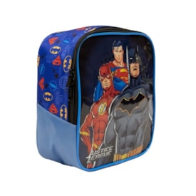 Lancheira Xeryus Liga Da Justiça Infantil Azul/preto