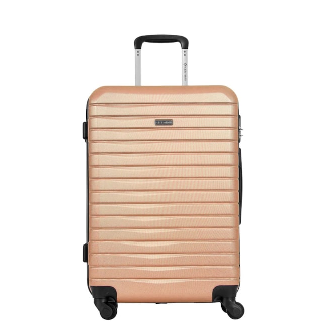 Mala Viagem Média Sestini 360° Deluxe 24 Dourado