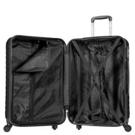 Mala Viagem Média Sestini 360° Deluxe 24 Preto