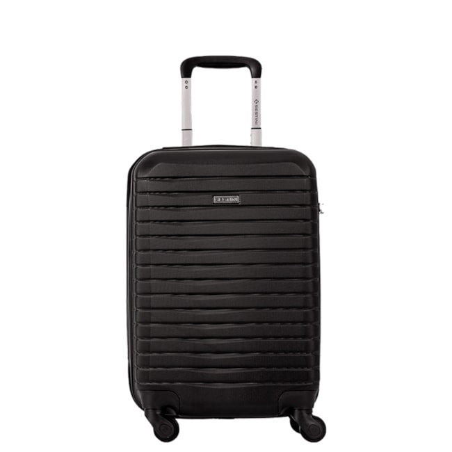 Mala Viagem Pequena Sestini 360° Deluxe 20 Preto