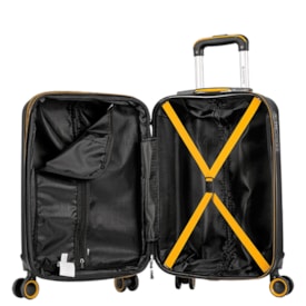 Mala Viagem Pequena Sestini 360° Racer Preto