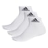 Meia Adidas Ankle Mid Thin 3 Pares Unissex Branco