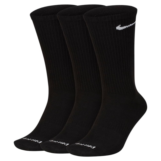 Meia Cano Longo Nike Preto