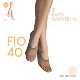 Meia Sapatilha Selene Feminina Natural