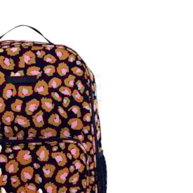 Mini Mochila Farm Borogodó Leopard Pop  Azul Marinho