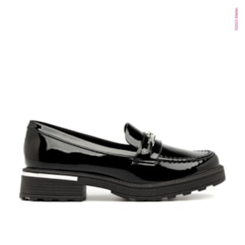 Mocassim Barbie™ Salto Médio Piccadilly Feminino Preto