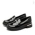 Mocassim Barbie™ Salto Médio Piccadilly Feminino Preto
