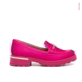 Mocassim Barbie™ Salto Médio Piccadilly Feminino Rosa