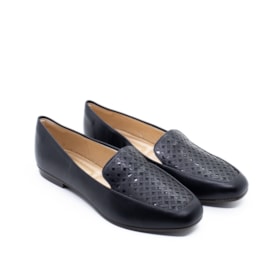 Mocassim Lu Rezende Feminino Preto