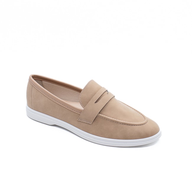 Mocassim Moleca Feminino Nude