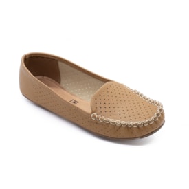 Mocassim Vizzano Feminino  Camel