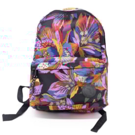Mochila Casual Estampada Farm Feminina Preto
