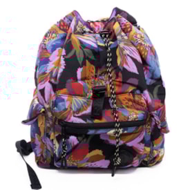 Mochila Casual Estampada Farm Feminina Preto