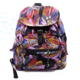 Mochila Casual Estampada Farm Feminina Preto