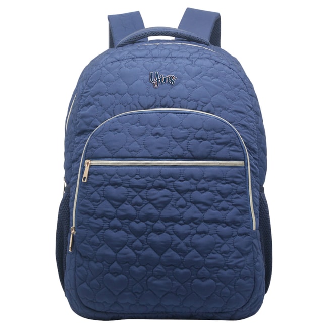 Mochila Casual Yins Feminina Azul Escuro