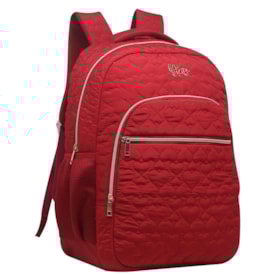 Mochila Casual Yins Feminina Vermelho Escuro