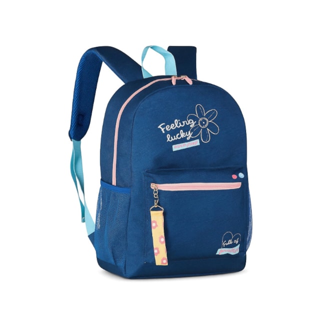Mochila Clio Feminina Azul