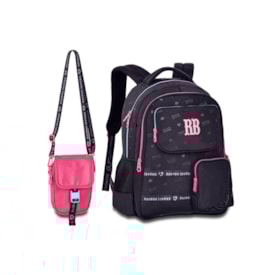 Mochila Clio Infantil Feminina Preto