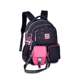 Mochila Clio Infantil Feminina Preto