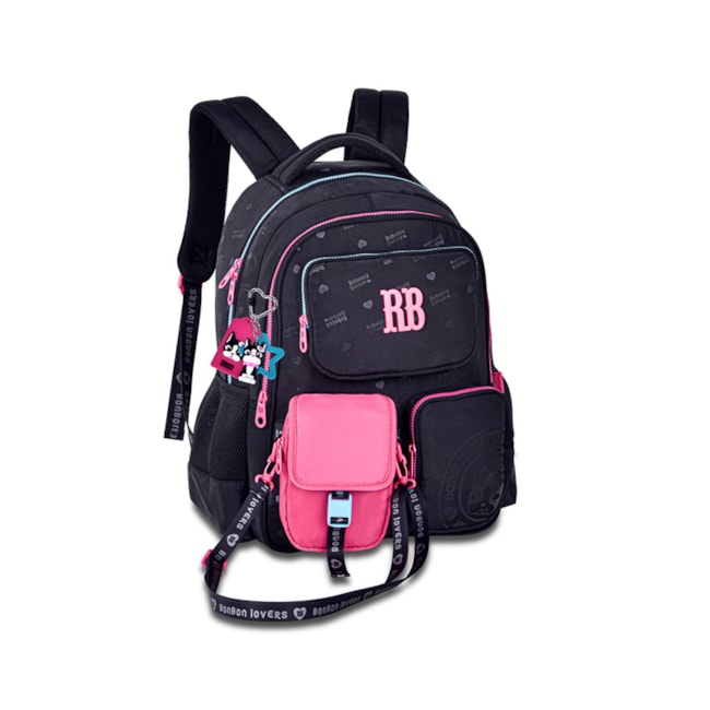 Mochila Clio Infantil Feminina Preto