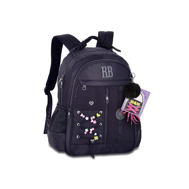 Mochila Clio Infantil Feminina Preto