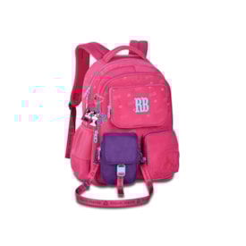 Mochila Clio Infantil Feminina Rosa