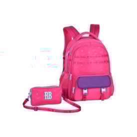 Mochila Clio Infantil Feminina Rosa