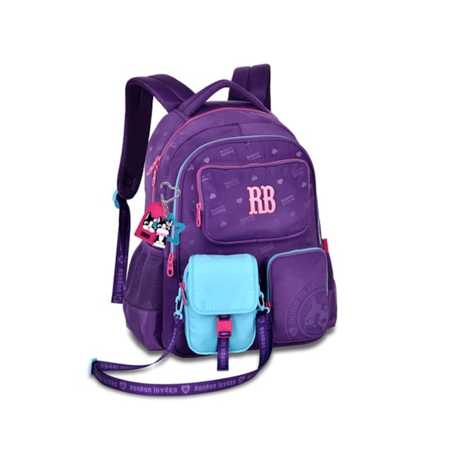 Mochila Clio Infantil Feminina Roxo