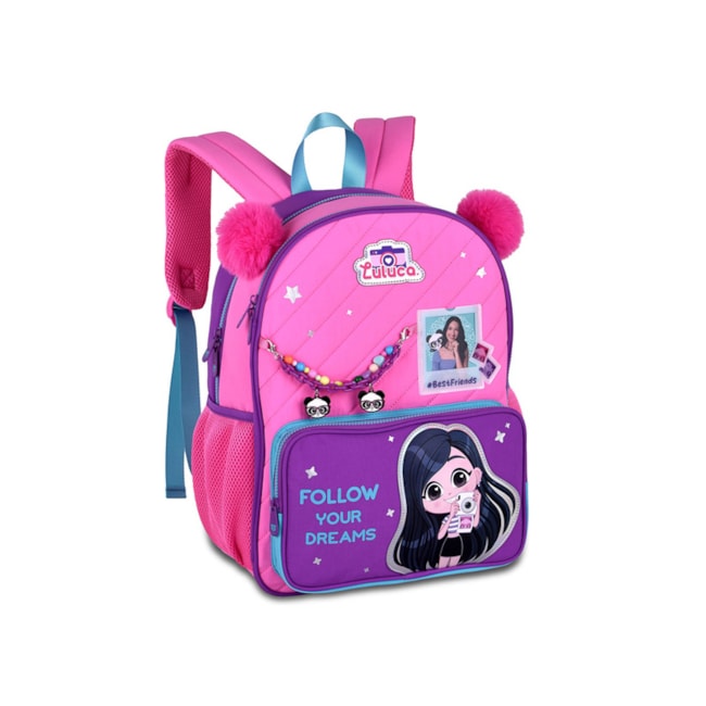 Mochila Clio Infantil Oficial Luluca Rosa