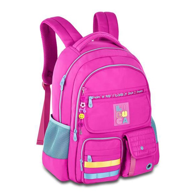 Mochila Clio Luluca Feminina Rosa