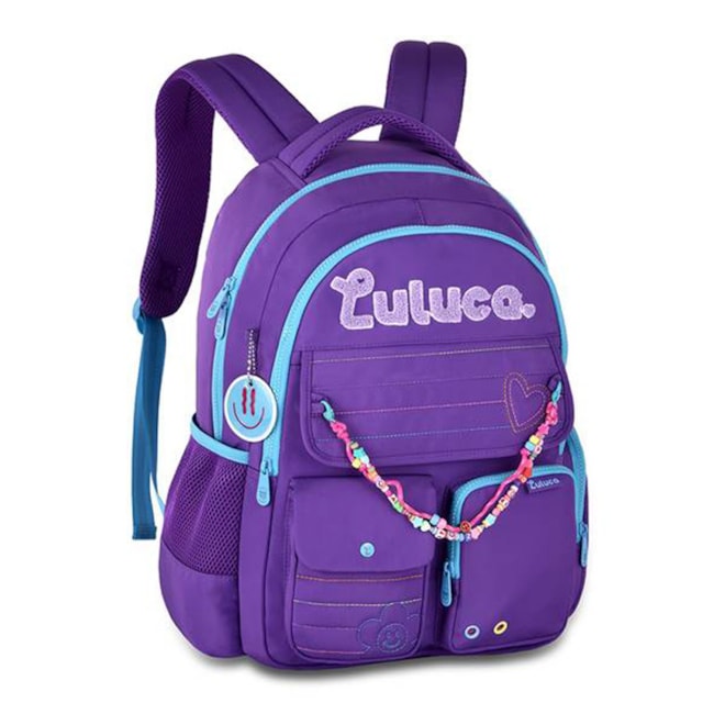 Mochila Clio Luluca Infantil Roxo