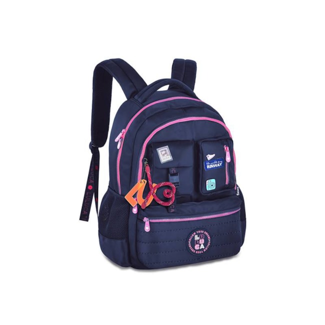 Mochila Clio Mochila Feminina Infantil Azul